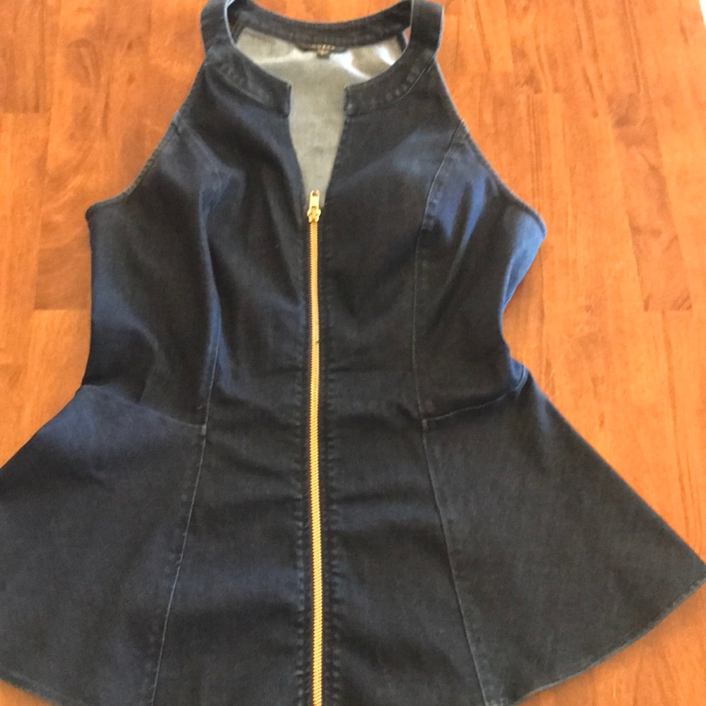 Denim guess top
